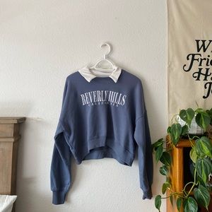 Peter Pan collar sweatshirt 💗